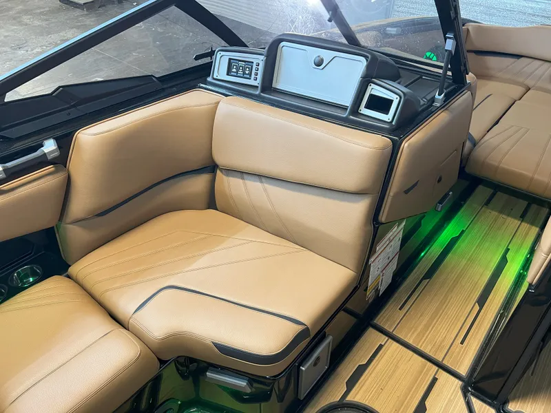 Slide: The Image of Interior of 2023 Supra SA 550 with luxurious leather seating. - 22
