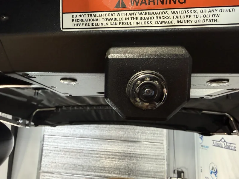 Slide: The Image of Warning label on a 2023 Supra SA 550 boat. - 43