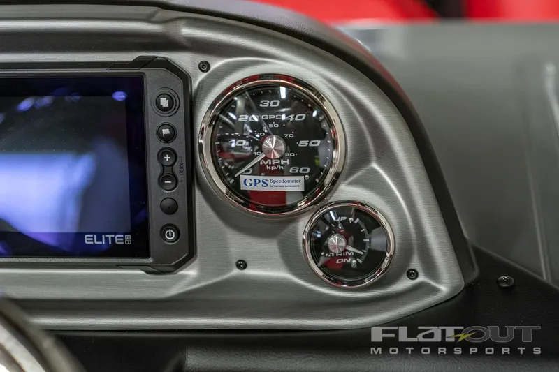 Slide: The Image of 2023 South Bay 523 RS 3.0 Plus Arch 400HP dashboard with GPS speedometer and Elite display. - 25