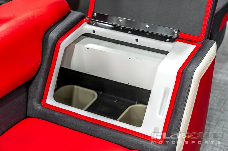 Slide: The Image of 2023 South Bay 523 RS 3.0 Plus Arch 400HP boat storage compartment. - 4