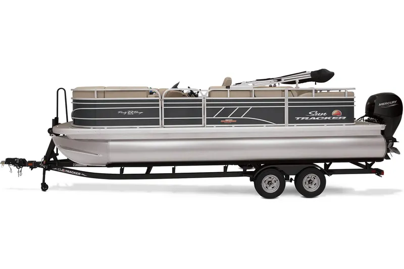 Slide: The Image of Sun Tracker Party Barge 22 RF DLX 2023 - 13