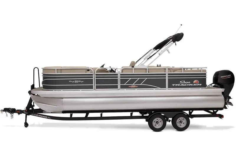 Slide: The Image of Sun Tracker Party Barge 22 RF DLX 2023 - 14