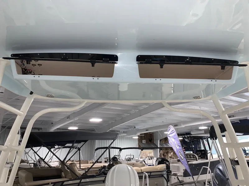 Slide: The Image of 2024 Key West 239 DFS boat interior view in showroom. - 13