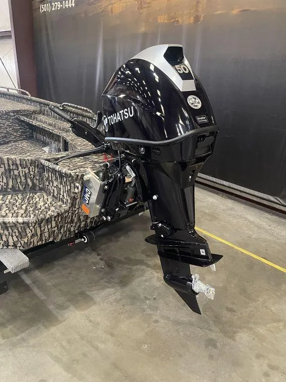 Slide: The Image of 2023 Legend Craft Outlaw 1656 boat with Tohatsu 50 HP outboard motor. - 12