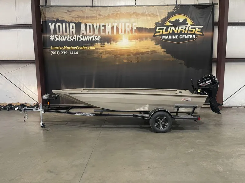 Slide: The Image of 2023 Legend Craft Bandit 1548SS Mid Deck boat at Sunrise Marine Center. - 1