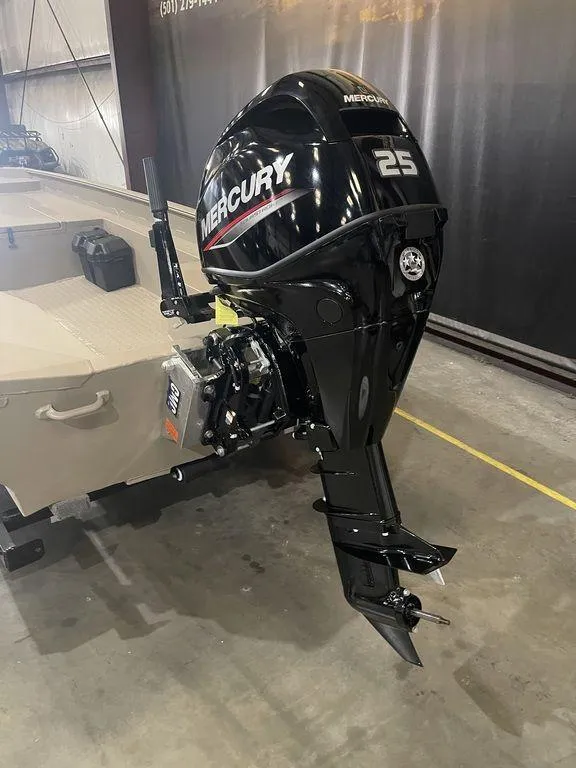 Slide: The Image of 2023 Legend Craft Bandit 1548SS Mid Deck with Mercury 25 outboard motor. - 12