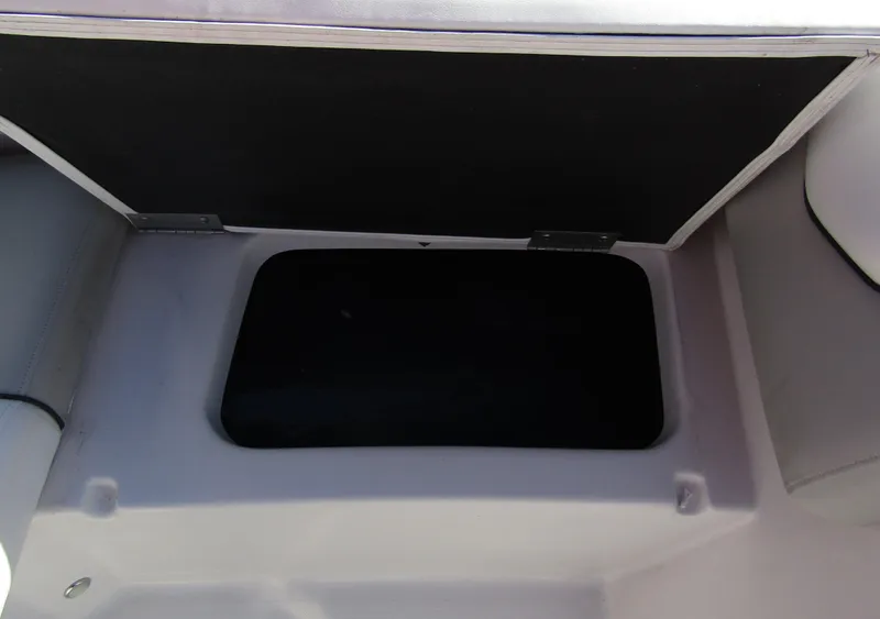 Slide: The Image of 2023 Starcraft SVX 210 OB storage compartment. - 13