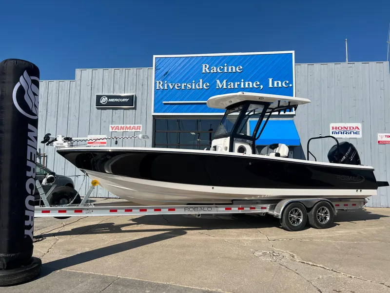 The Image of 2023 Robalo 266 Cayman boat on trailer at Racine Riverside Marine, Inc. - 0