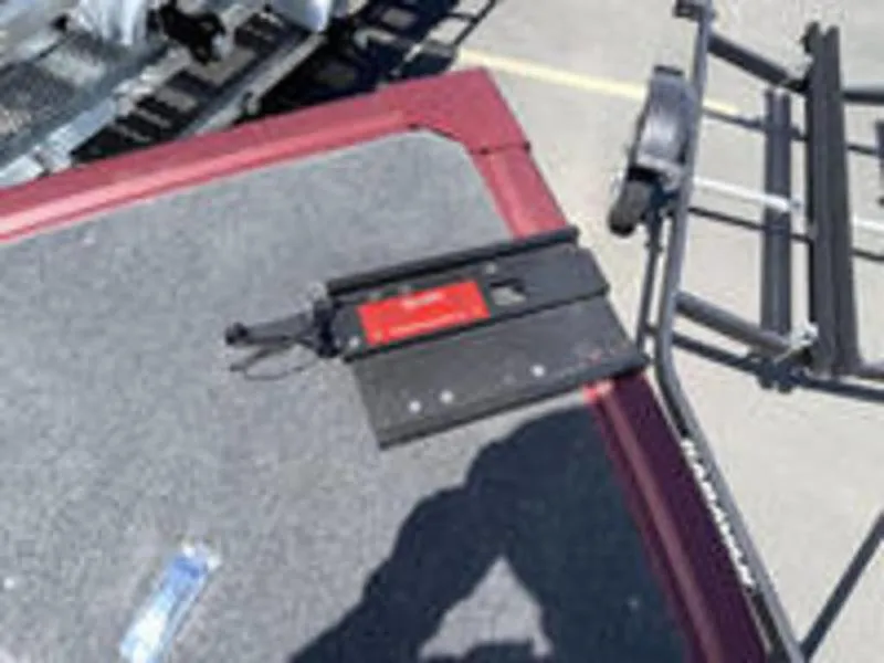 Slide: The Image of 2022 Alumacraft Competitor 205 Sport boat deck with mounted equipment. - 4