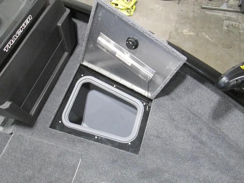 Slide: The Image of 2023 Tracker Pro Guide V-175 WT storage compartment. - 10