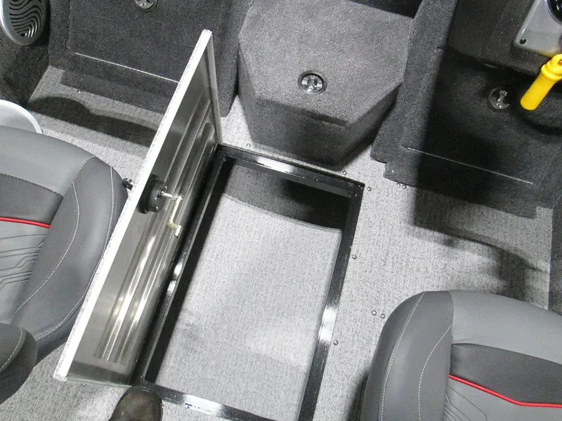 Slide: The Image of 2023 Tracker Pro Guide V-175 WT boat interior storage compartment. - 19