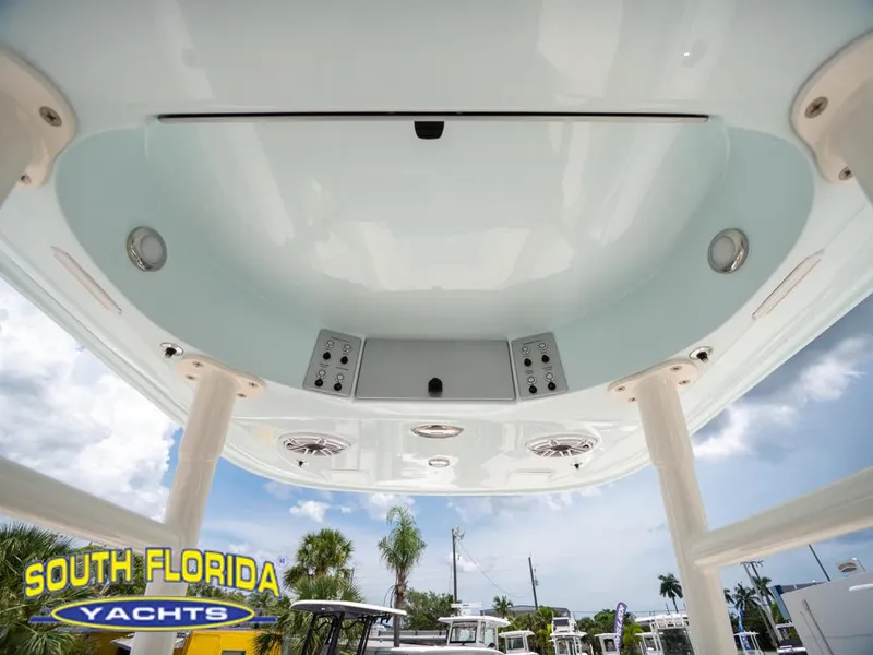 Slide: The Image of 2023 ShearWater 260 Carolina boat at South Florida Yachts dealership. - 29