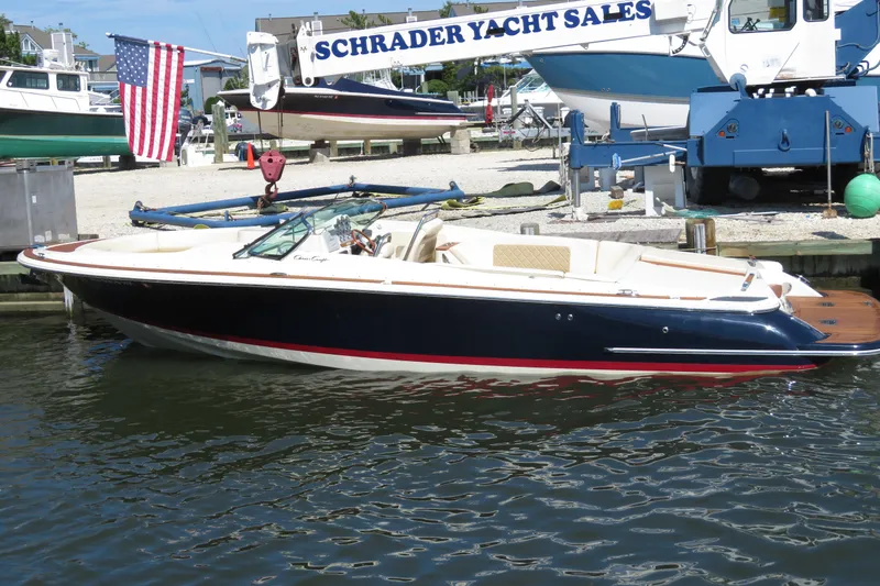 The Image of 2014 Chris-Craft Launch 28 boat docked at Schrader Yacht Sales marina. - 0