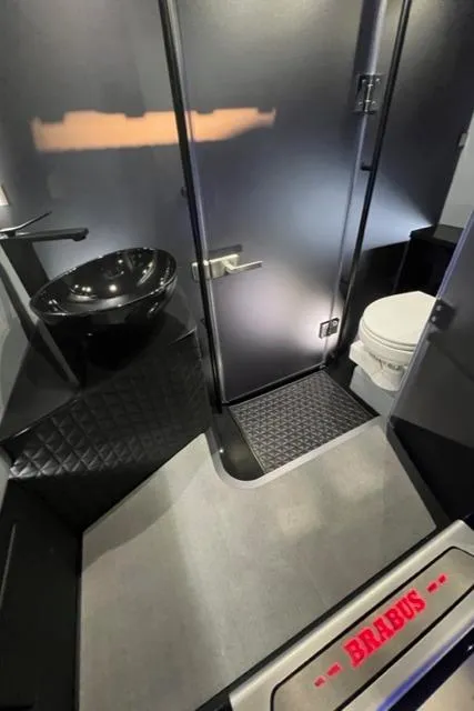 Slide: The Image of Luxury bathroom interior of 2023 BRABUS Shadow 900 Deep Blue boat. - 24