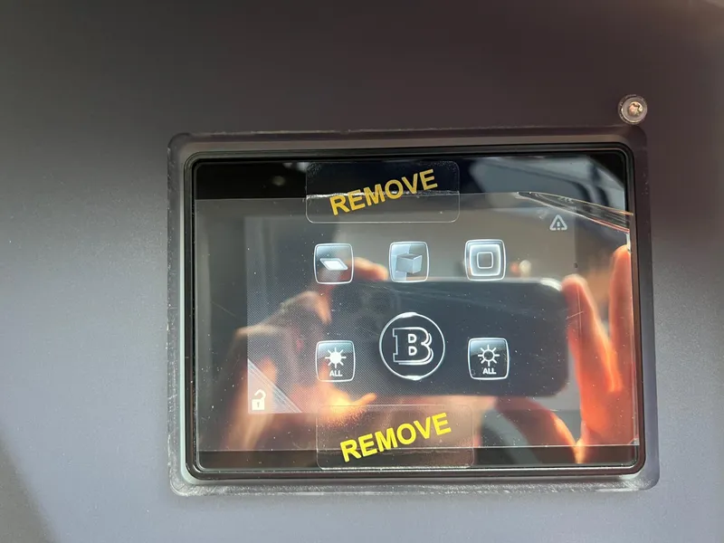 Slide: The Image of Touchscreen control panel of 2023 BRABUS Shadow 900 Deep Blue boat. - 25