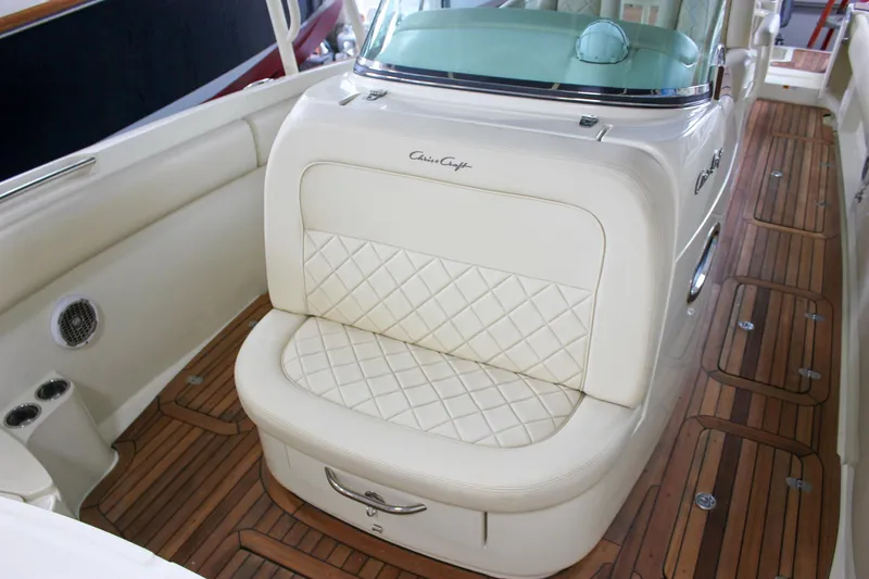 Slide: The Image of 2014 Chris-Craft Catalina 29 Sun Tender with elegant seating and teak flooring. - 26