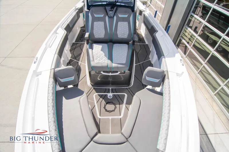 Slide: The Image of Interior view of the 2022 Fountain 32 NX boat. - 46