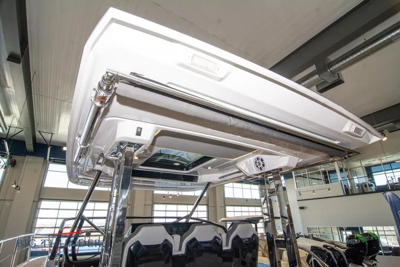 Slide: The Image of 2022 Jeanneau Leader 10.5 boat interior, showcasing sleek design and modern features. - 37