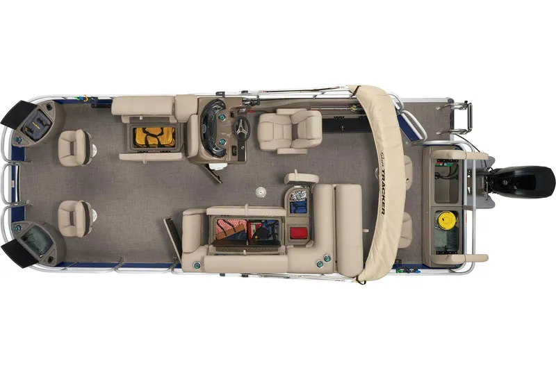 Slide: The Image of Sun Tracker Fishin' Barge 22 DLX 2023 - 7