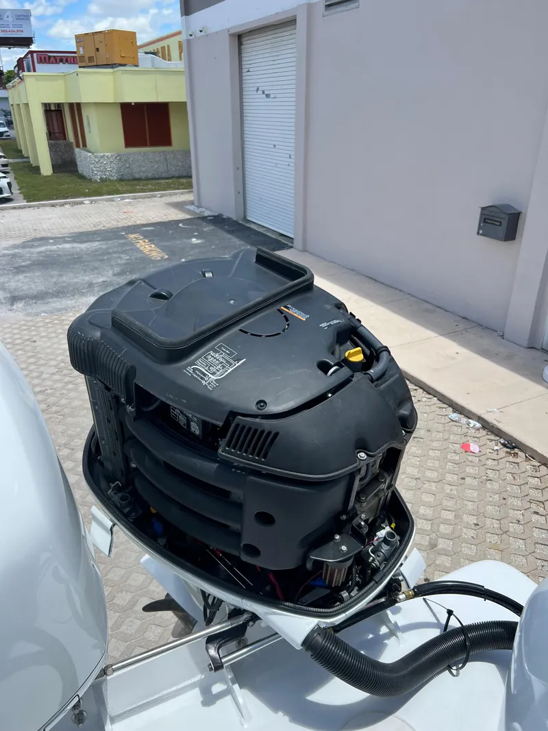 Slide: The Image of Outboard motor of a 1979 Wellcraft Scarab Sport 302 boat. - 33