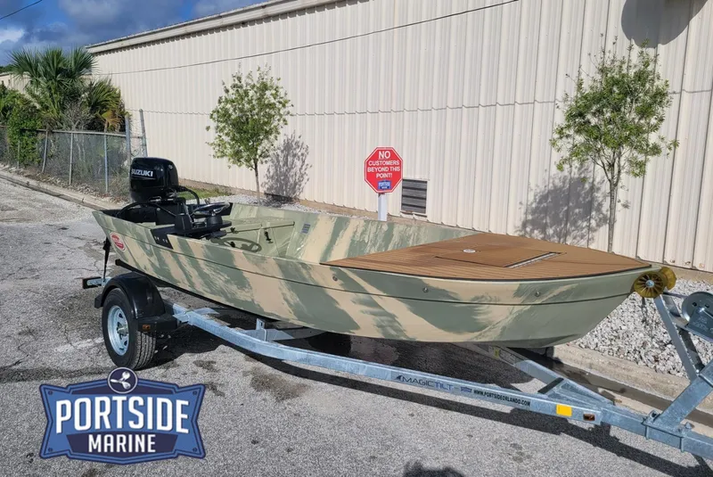 Slide: The Image of 2021 Hog Island Boat Works SW16 on trailer at Portside Marine. - 1