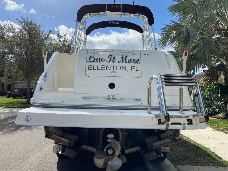 Slide: The Image of 2006 Sea Ray 270 Amberjack boat named "Luv-It More" in Ellenton, FL. - 6