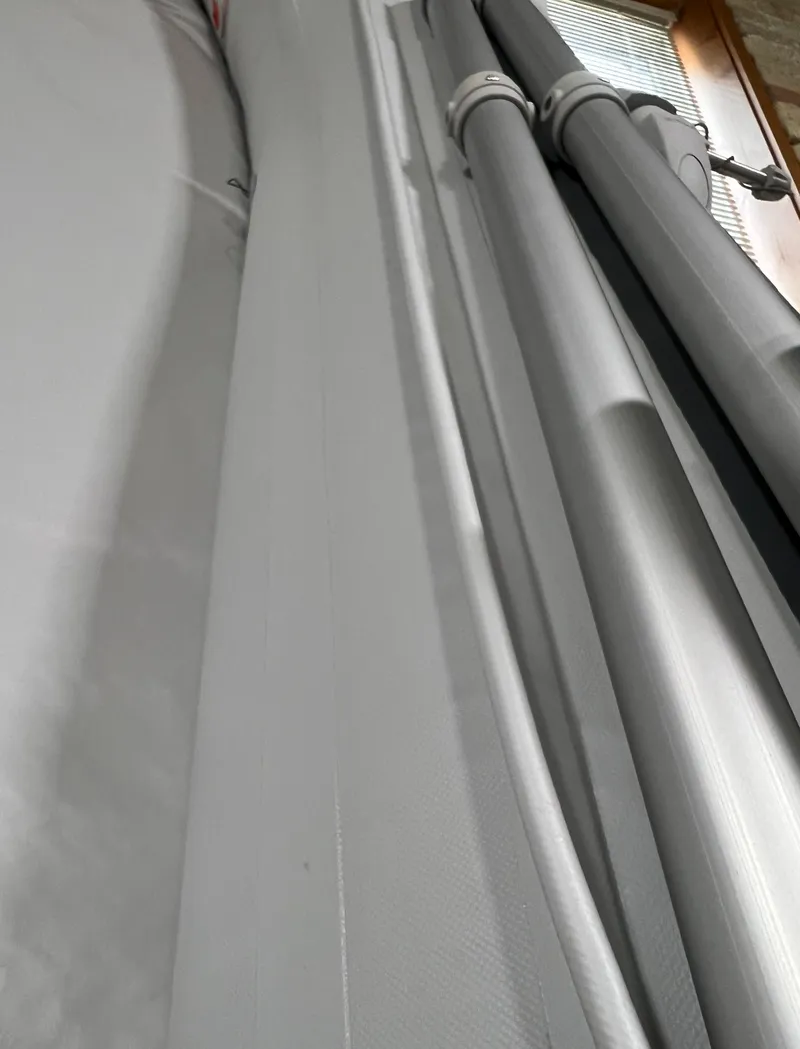 Slide: The Image of Close-up of Gala F270A inflatable boat tubes, 2023 model. - 2