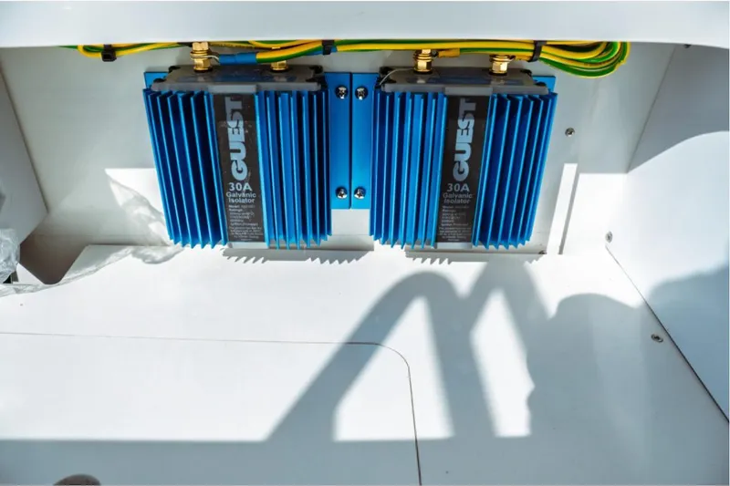 Slide: The Image of Galvanic isolators on Jeanneau NC 1295 Fly 2026, enhancing marine electrical safety. - 63