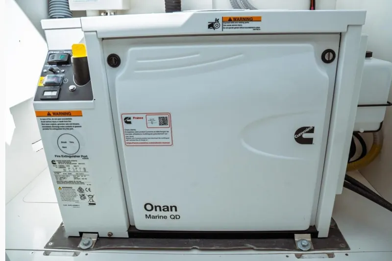 Slide: The Image of Onan Marine QD generator in Jeanneau NC 1295 Fly 2026 yacht engine room. - 73