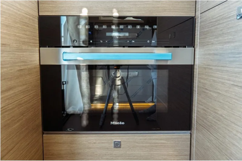 Slide: The Image of Modern Miele oven in Jeanneau NC 1295 Fly yacht, 2026 model. - 76