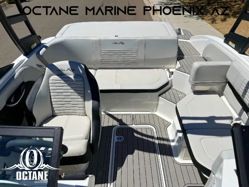 Slide: The Image of 2023 Sea Ray SPX 190 boat interior at Octane Marine, Phoenix, AZ. - 47