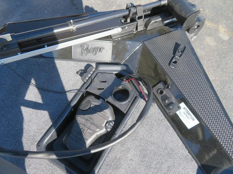 Slide: The Image of 2023 Ranger RT188 boat equipment with control panel and wiring. - 4