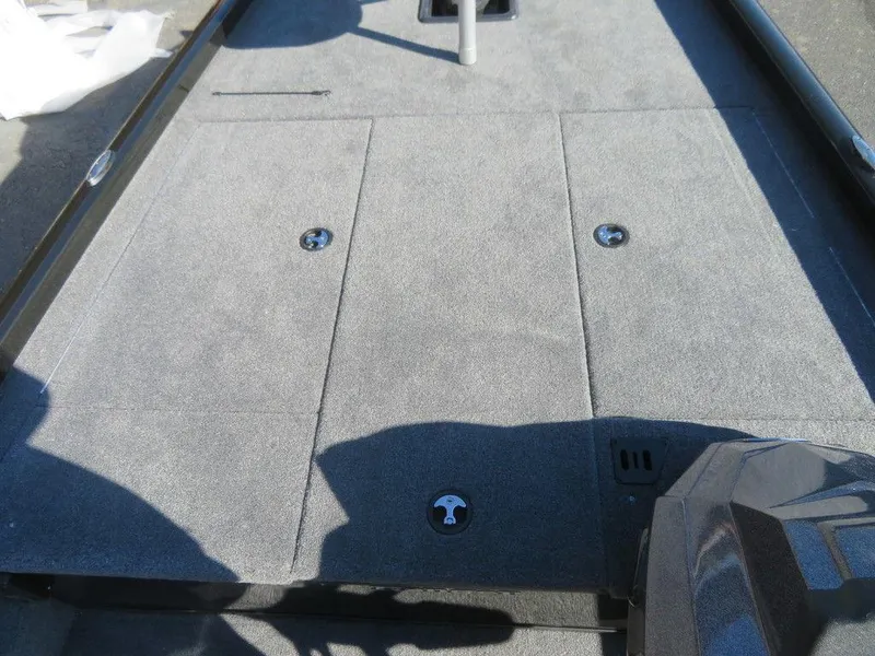 Slide: The Image of 2023 Ranger RT188 boat deck with storage compartments. - 8