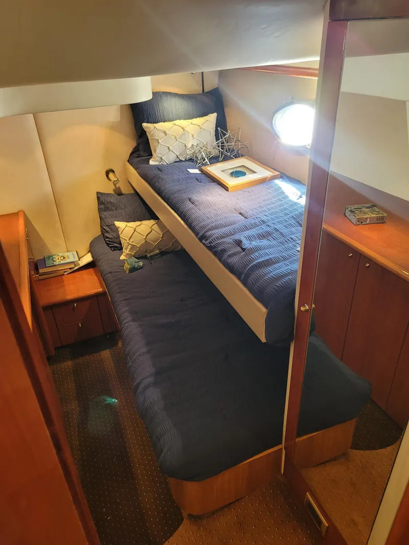 Slide: The Image of Interior of Sunseeker Predator 58 yacht, year 2000. - 28