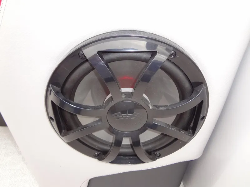 Slide: The Image of Close-up of a speaker in a 2023 Berkshire 25UL STS 3.0+ boat. - 35