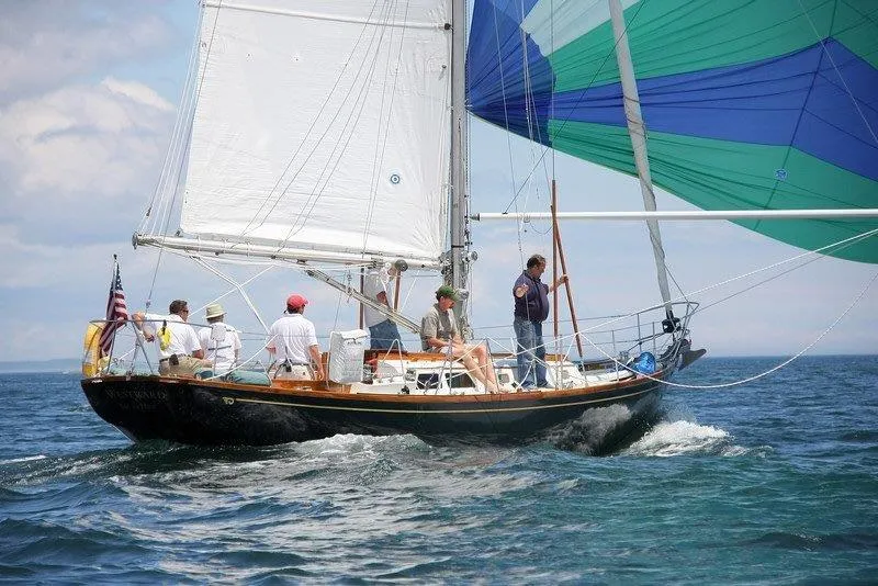 Slide: The Image of Hinckley Yachts Competition 41 1969 - 31