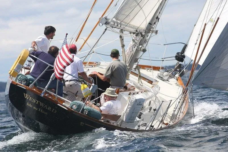 Slide: The Image of Hinckley Yachts Competition 41 1969 - 32