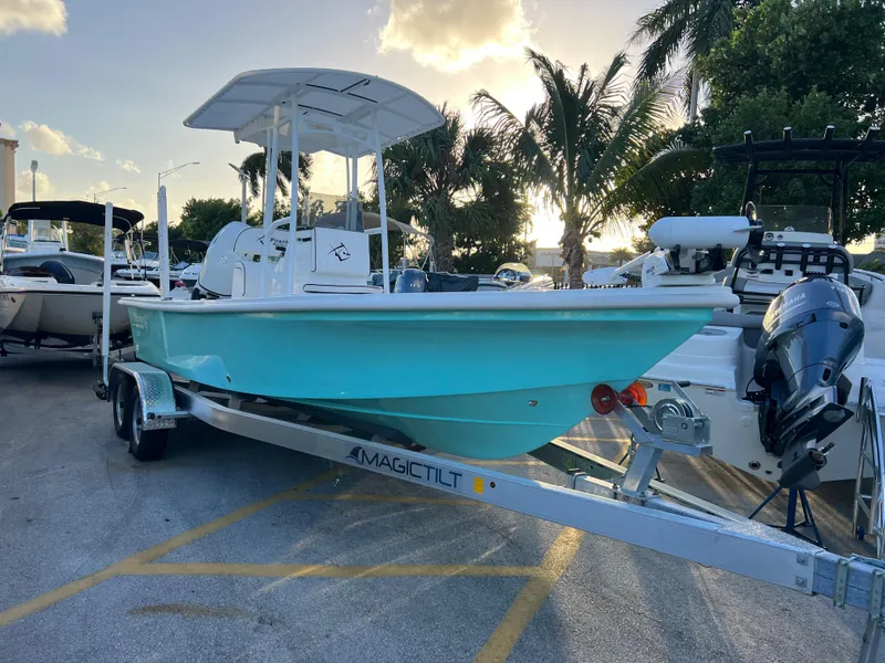 The Image of 2023 Piranha B2200 CASADOR boat on trailer at sunset. - 0