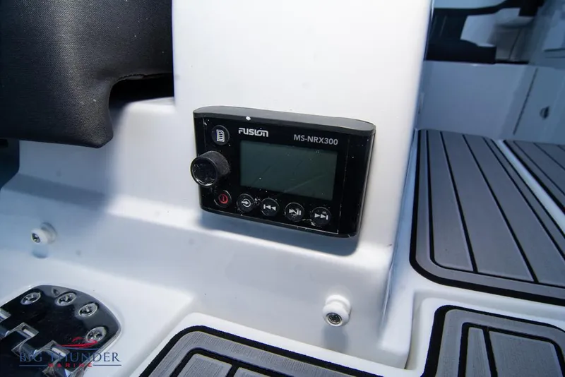 Slide: The Image of Fusion MS-NRX300 control panel on 2023 Monterey M6 boat. - 18