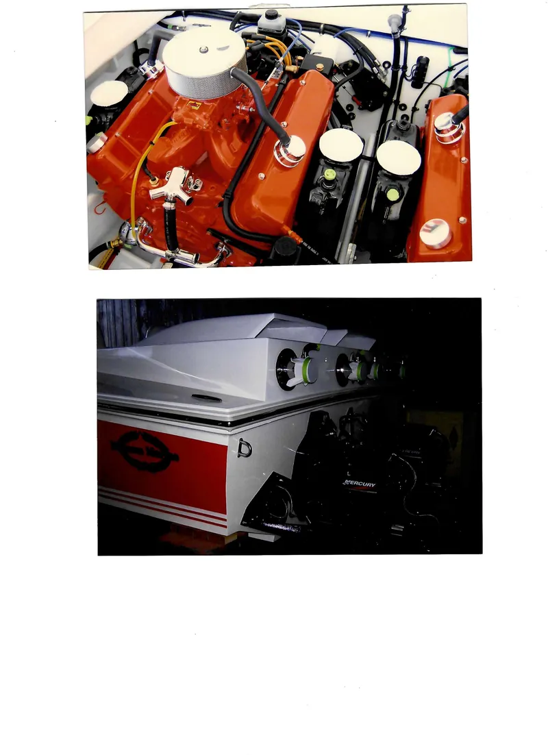Slide: The Image of 1971 Magnum Sport engine and rear view, showcasing vintage design and mechanics. - 44