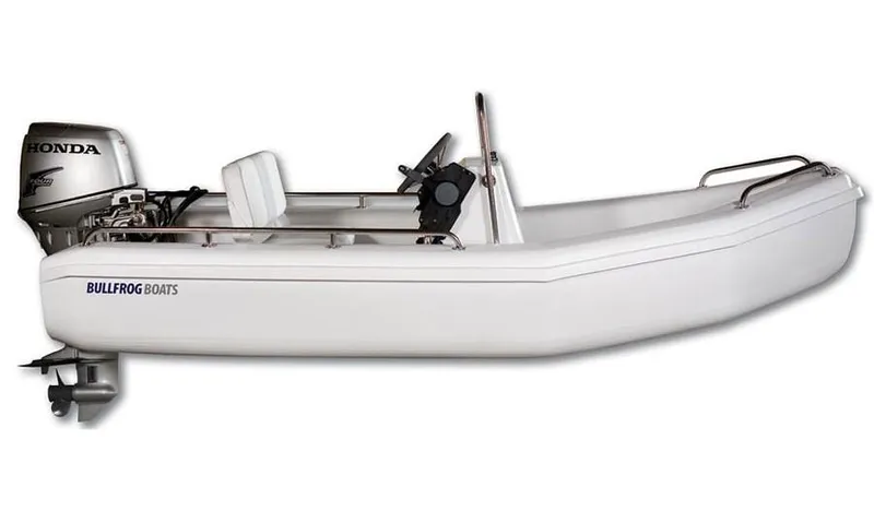 Slide: The Image of 2024 Bullfrog Yacht Tender 11.5 with Honda outboard motor. - 3