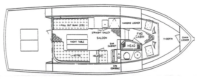 Slide: The Image of Grand Banks 32 Sedan 1970 - 3
