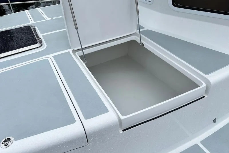 Slide: The Image of Helmsman 46 Pilothouse - Forward Deck Storage - 14