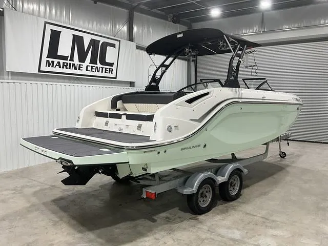Slide: The Image of 2023 Bayliner DX2250 boat on trailer at LMC Marine Center. - 6