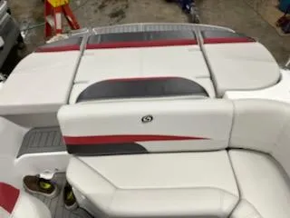 Slide: The Image of 2023 Hurricane SS188 boat interior with white and red seating. - 10