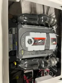 Slide: The Image of 2023 Hurricane SS188 engine compartment with a powerful 4.5L V6 engine. - 12