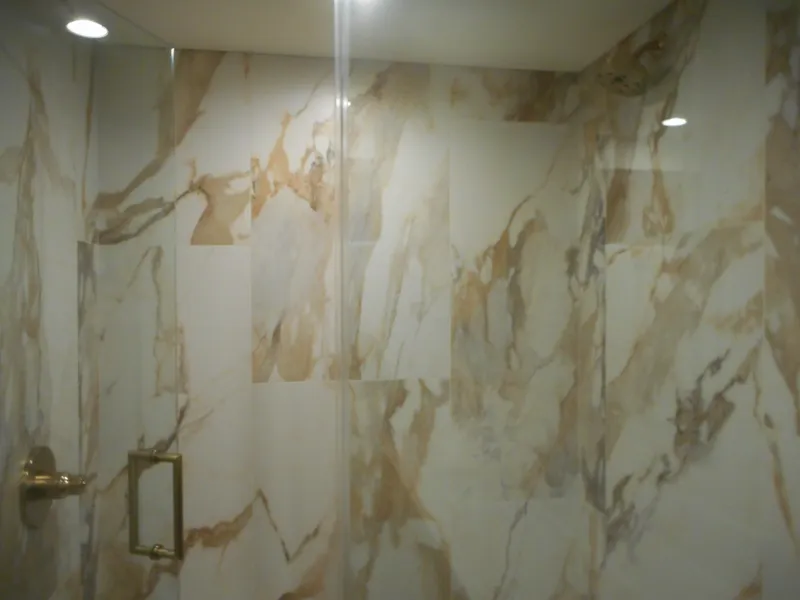 Slide: The Image of Luxurious marble shower in Adonia Sojourn Trip #9, 2021. - 13