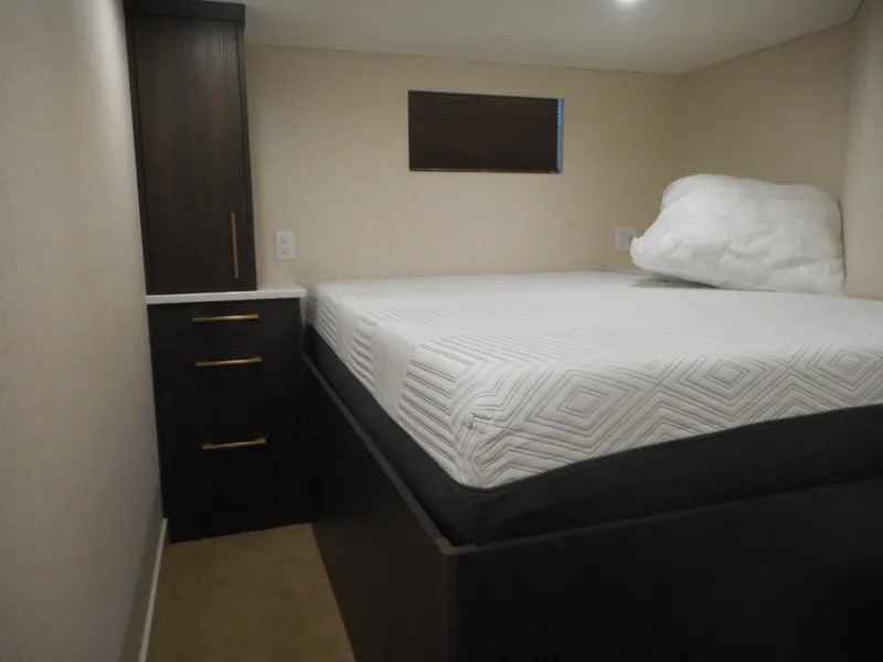 Slide: The Image of Bedroom in Adonia Sojourn Trip #9, 2021, featuring bed and cabinet. - 19