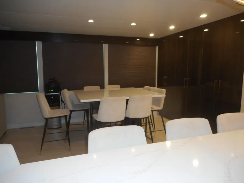 Slide: The Image of Modern dining area in Adonia Sojourn Trip #9, 2021. - 40