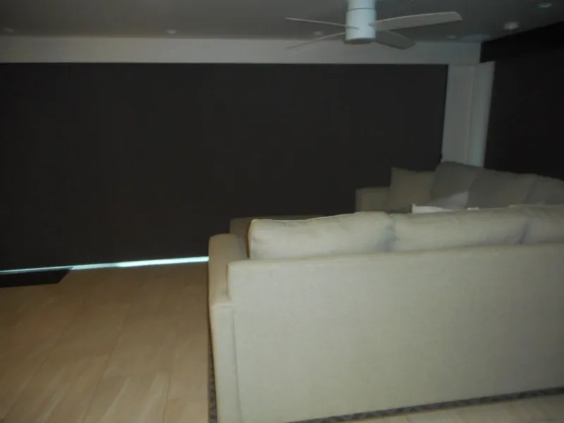 Slide: The Image of Living room with beige sofa and dark curtains, Adonia Sojourn Trip #9, 2021. - 42